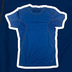 Mens Dri-wear blue athletic shirt size Sm